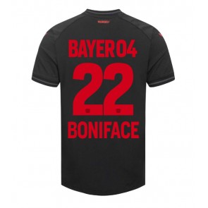 Bayer Leverkusen Victor Boniface #22 Hjemmebanetrøje 2023-24 Kort ærmer